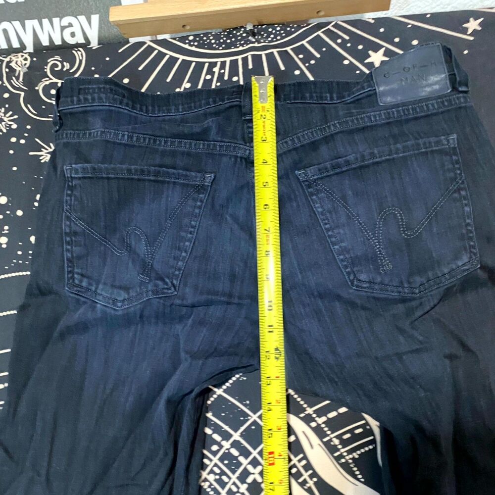 Citizens of Humanity Sid Jeans Mens 36x31 Blue Cotton Denim Straight Workwear - Picture 8 of 9